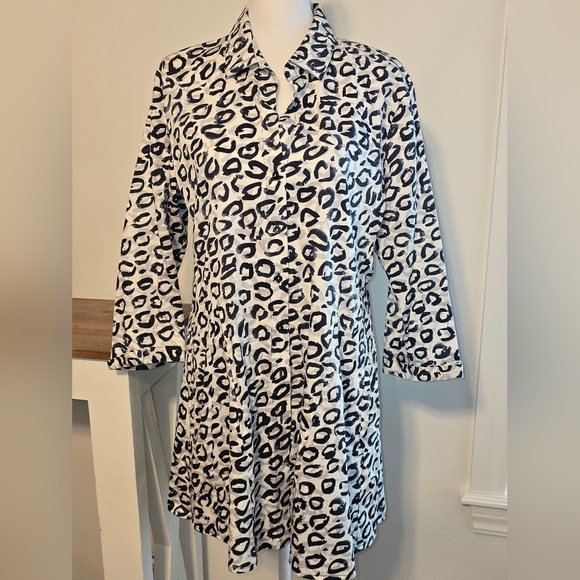 NIC+ZOE Dresses & Skirts - NWT NIC+ZOE  Shirt Jacket Dress Women's Size Medium